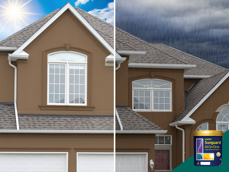 Sunguard All in One, Cat Eksterior yang Tahan Cuaca