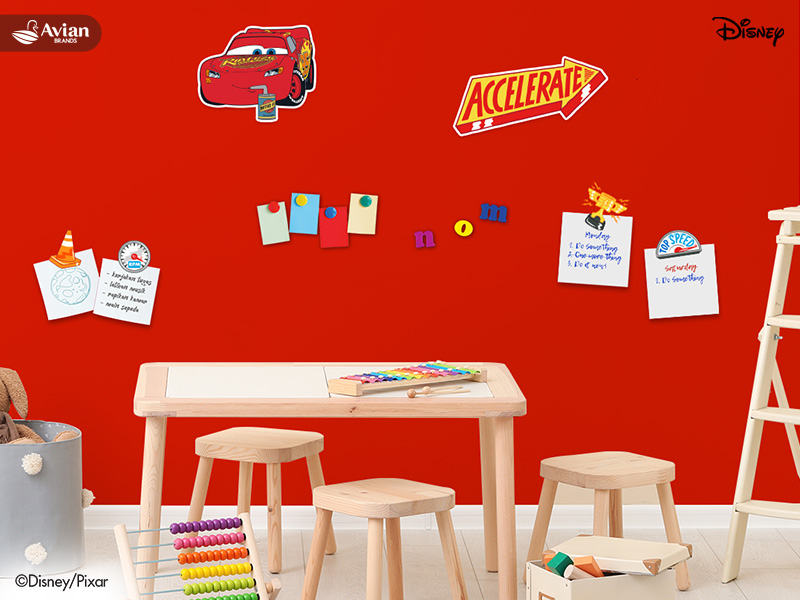 buat si kecil berimajinasi dengan Teknik cat dekoratif spesial efek Bersama avian brands