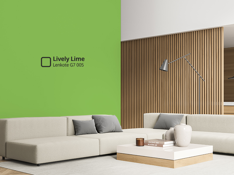 Psikologis warna interior hijau