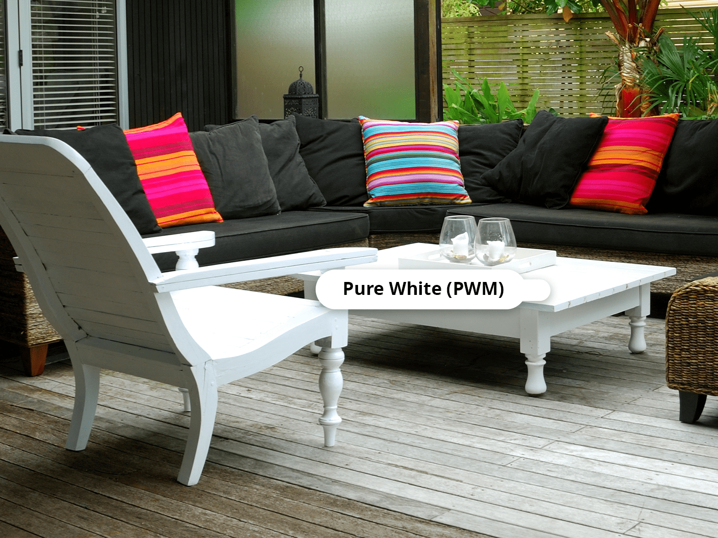 Warna Cat Kayu - Classic White