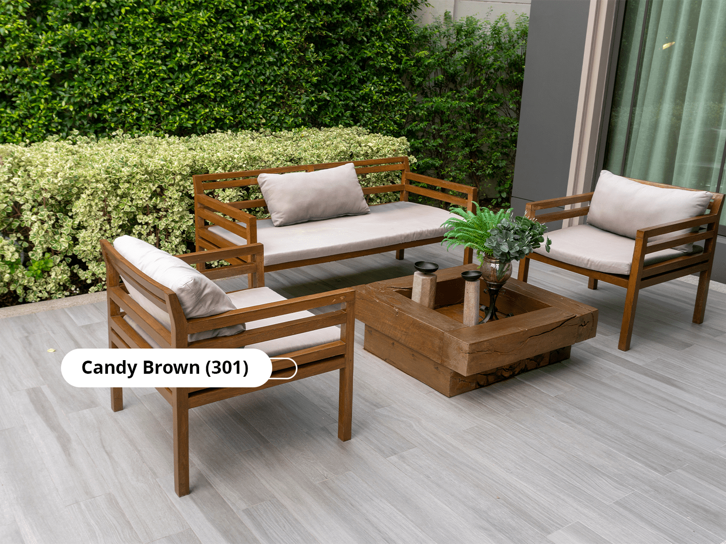 Warna Cat Kayu - Autumn Brown
