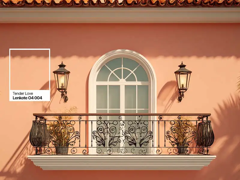 Inspirasi cat terracotta soft untuk rumah bergaya tropis dan mediterania