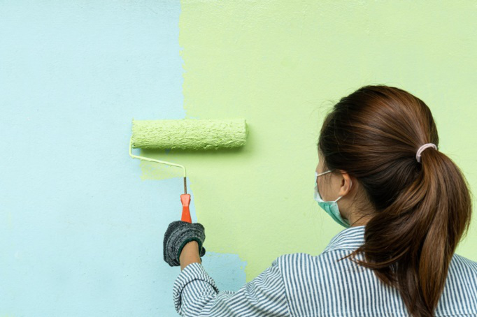 Mengulang lapisan cat yang belum kering